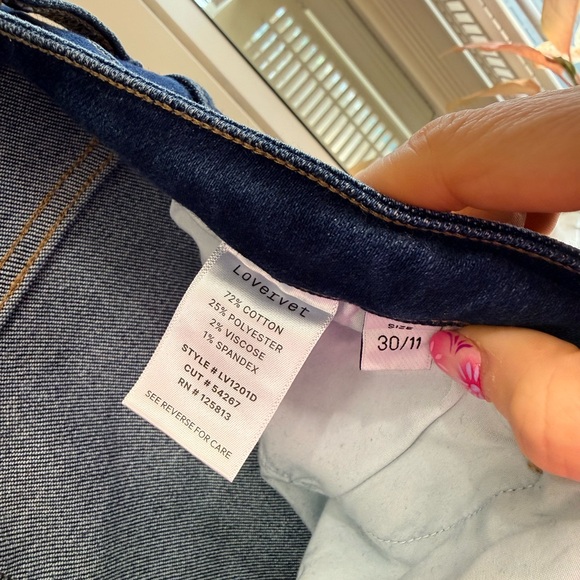 Lovervet by Vervet straight leg ankle jeans - Picture 6 of 6